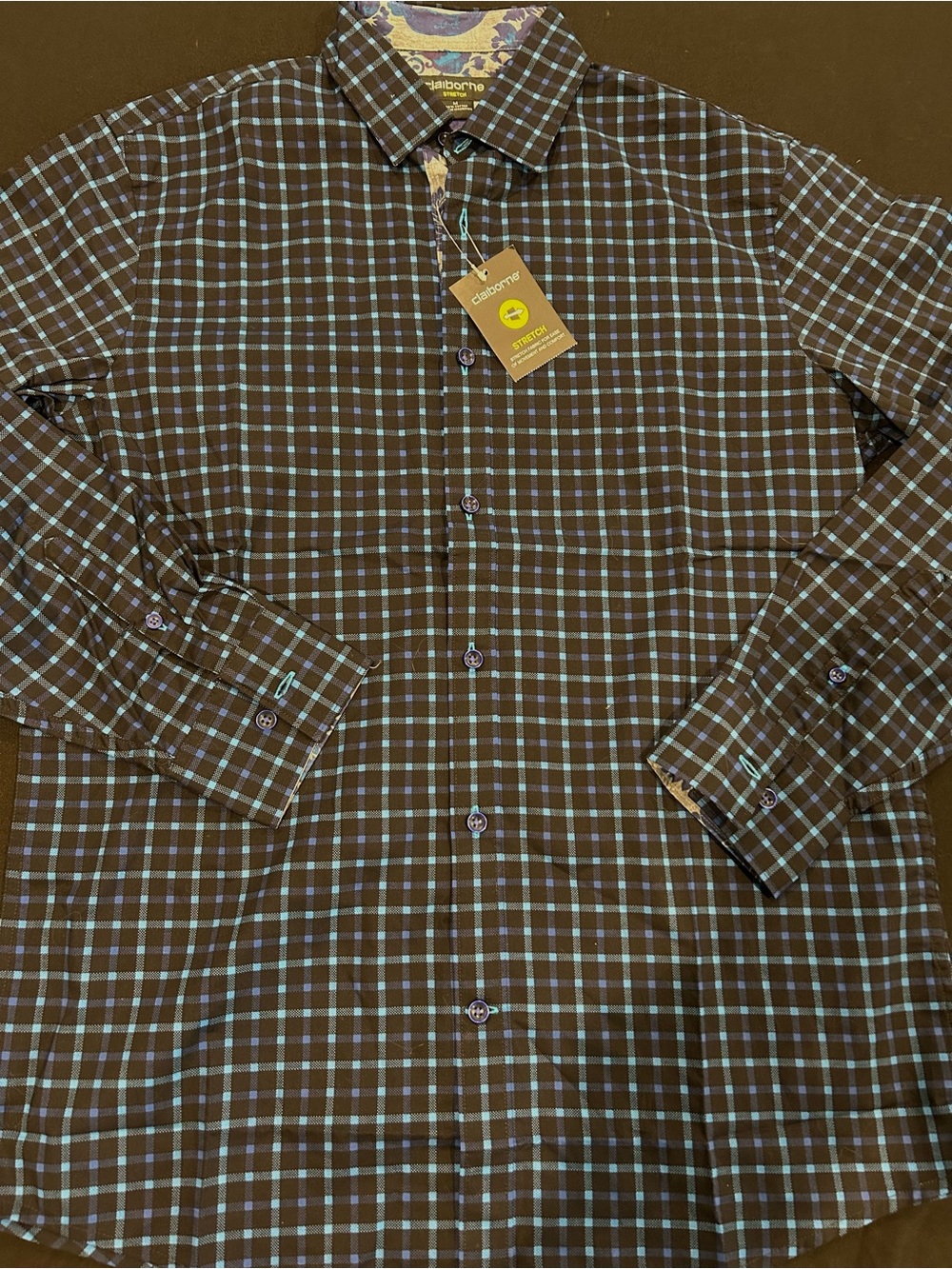 NWT Claiborne Stretch Button Down Shirt - Size Medium